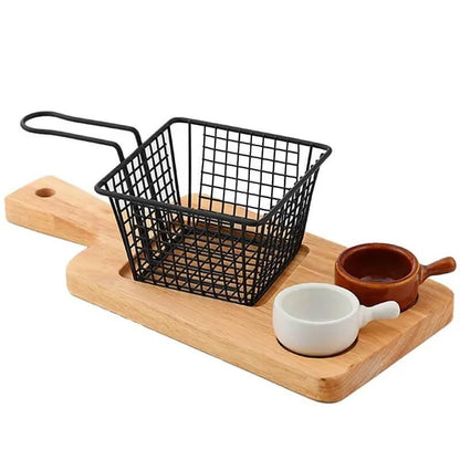 Mini square iron fries bucket - Prozone