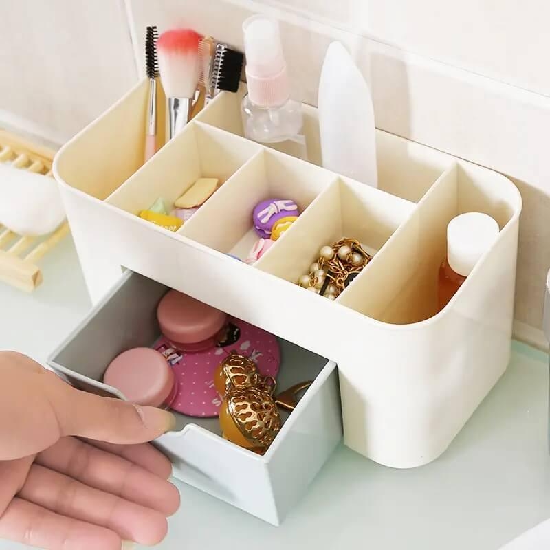 2 tier cosmetic organizer with a drawer - Prozone