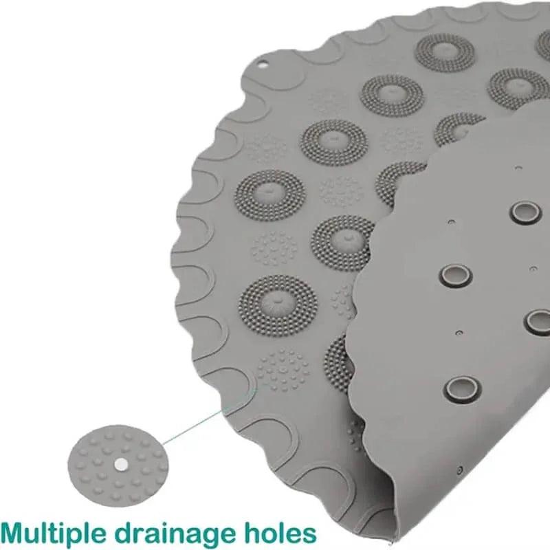 Round non-slip foot massage cleaning mat - Prozone