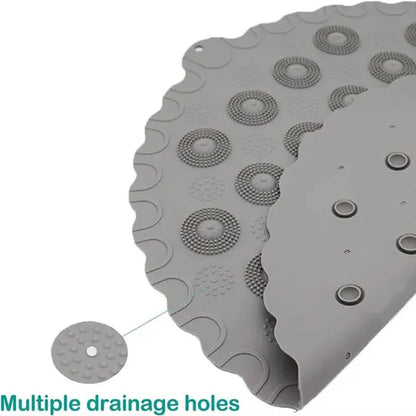 Round non-slip foot massage cleaning mat - Prozone