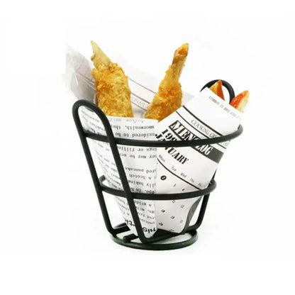 Mini round iron fries bucket - Prozone
