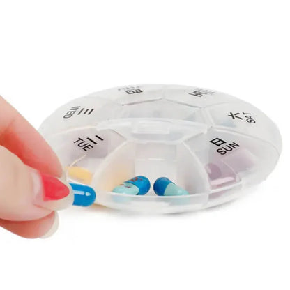 7 days weekly mini tablet pill medicine box - Prozone