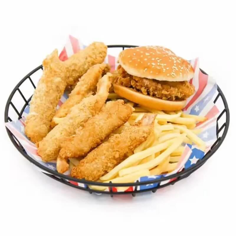 Round iron platter bucket - Prozone