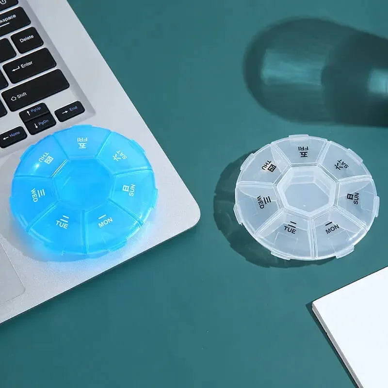 7 days weekly mini tablet pill medicine box - Prozone
