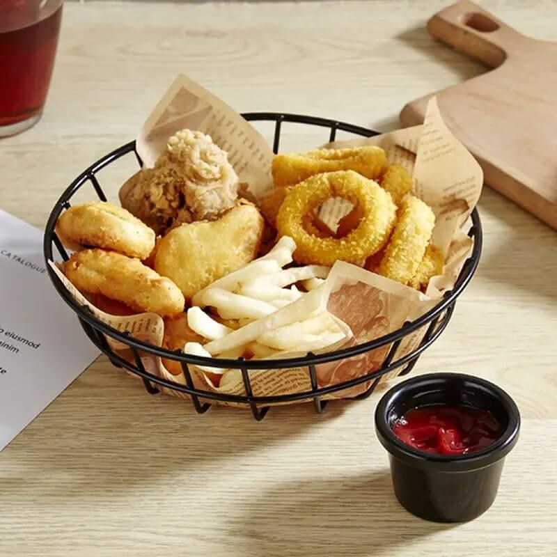 Round iron platter bucket - Prozone