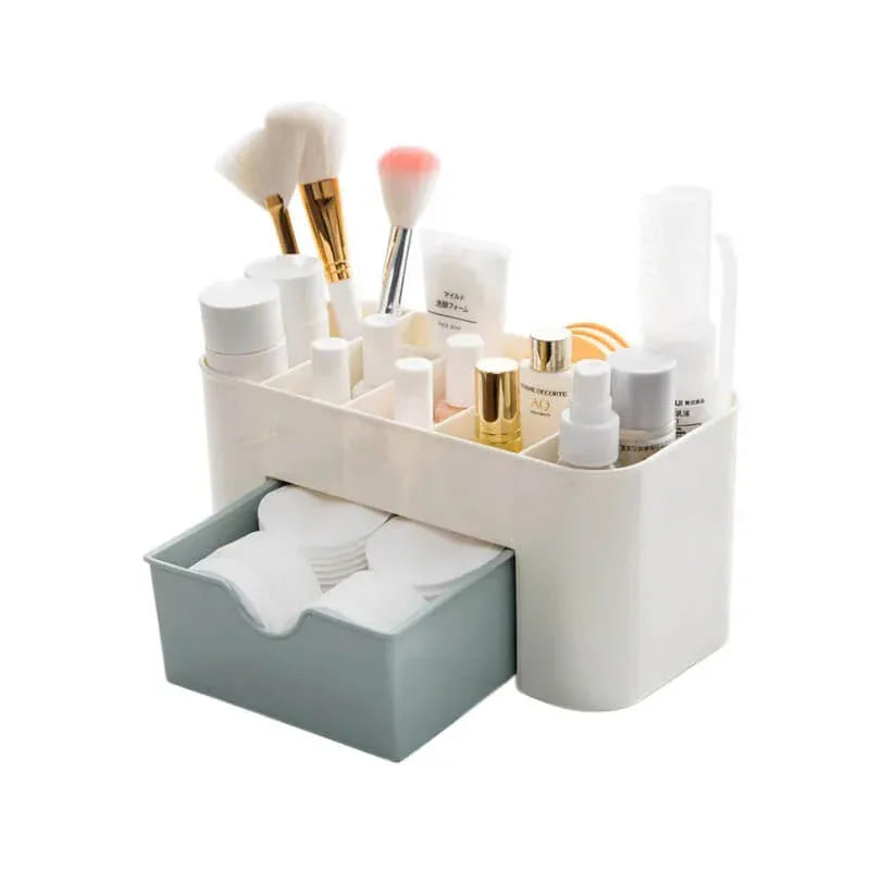 2 tier cosmetic organizer with a drawer - Prozone