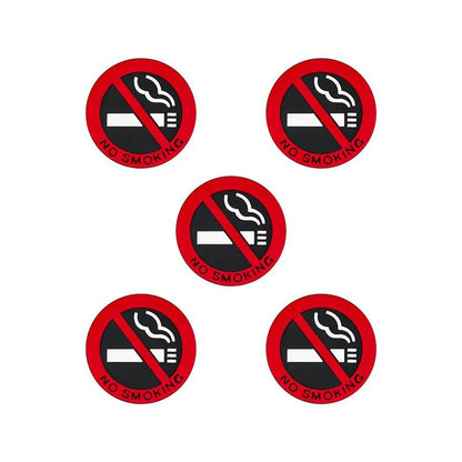 Pack of 3 No Smoking Logo Stickers Car Stickers