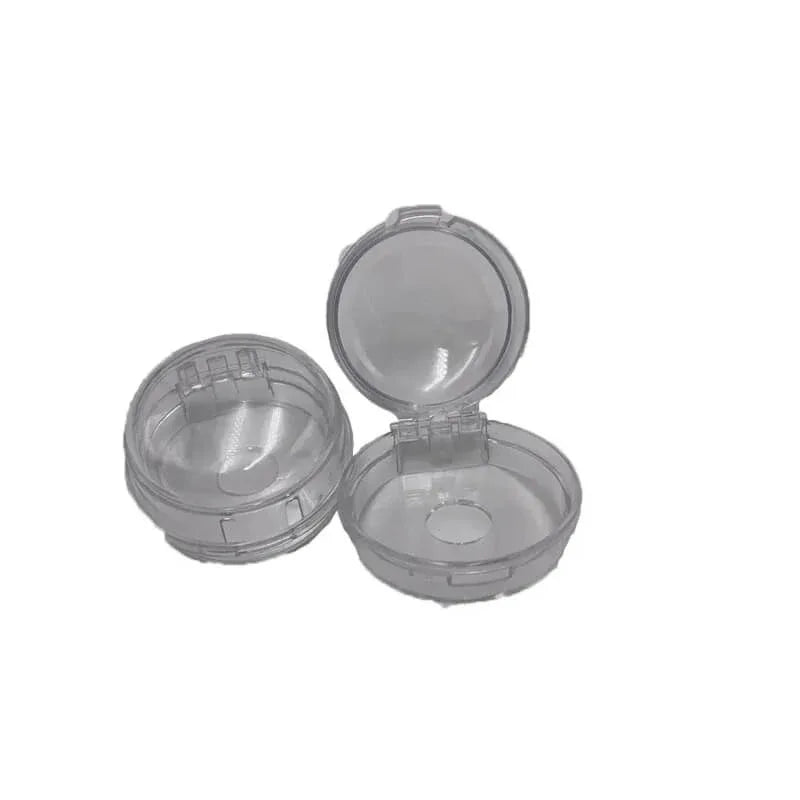 Pair of universal kitchen gas stove knob covers with lock - black - Prozone
