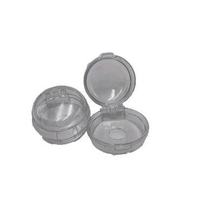 Pair of universal kitchen gas stove knob covers with lock - black - Prozone