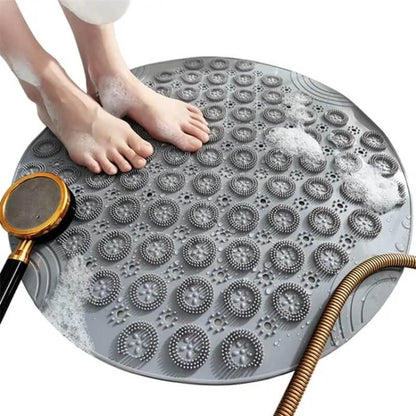 Round non-slip foot massage cleaning mat - Prozone