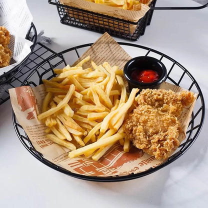 Round iron platter bucket - Prozone