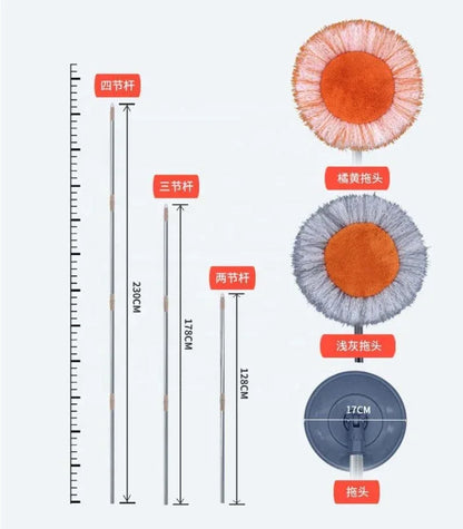 Telescopic orange duster mop - Prozone