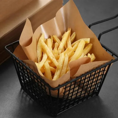 Mini square iron fries bucket - Prozone