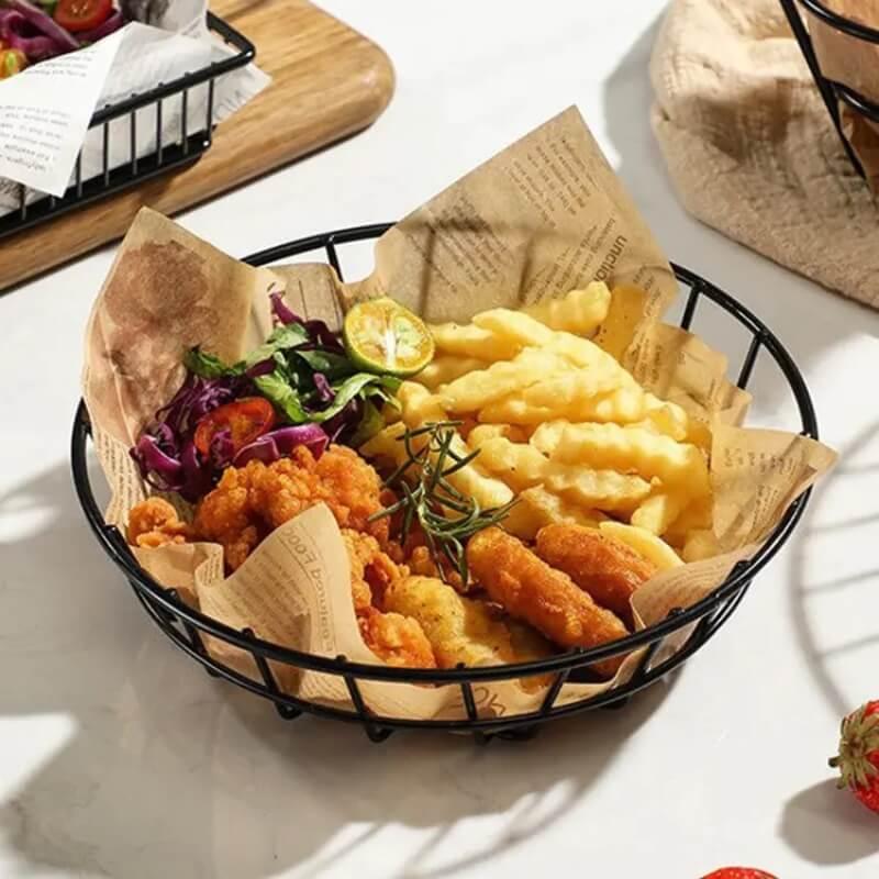 Round iron platter bucket - Prozone