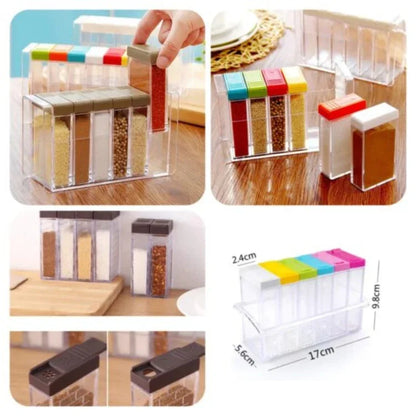 6 pcs/set kitchen spice jar - Prozone