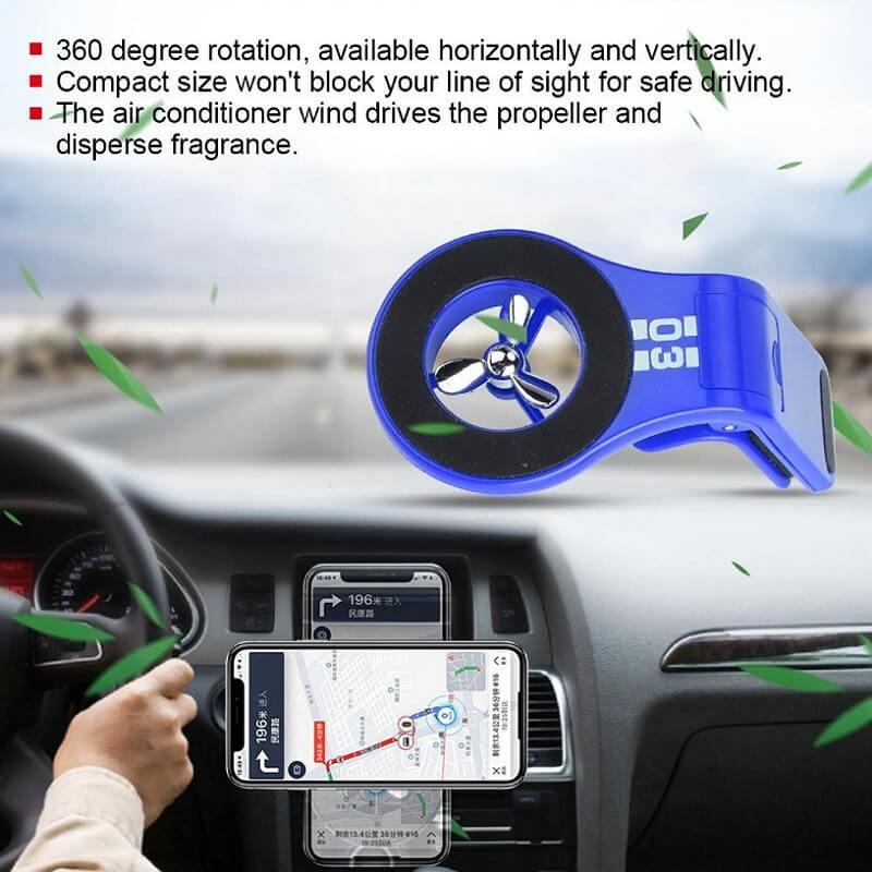 Magnetic air vent mount car phone holder with air freshener - Prozone