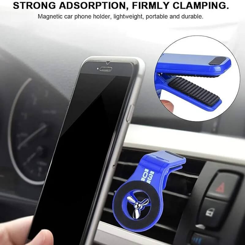 Magnetic air vent mount car phone holder with air freshener - Prozone
