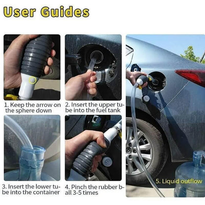 Water petrol oil transfer pump syphon fuel saver - Prozone
