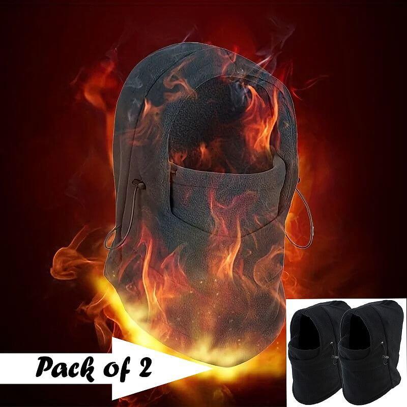 Pack of 2 pcs balaclava hat neck warmer face mask cap - Prozone