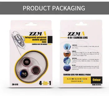Prozone Camera 4 in 1 cpl/wide-angle/macro and fisheye camera lens attachment – Prozone