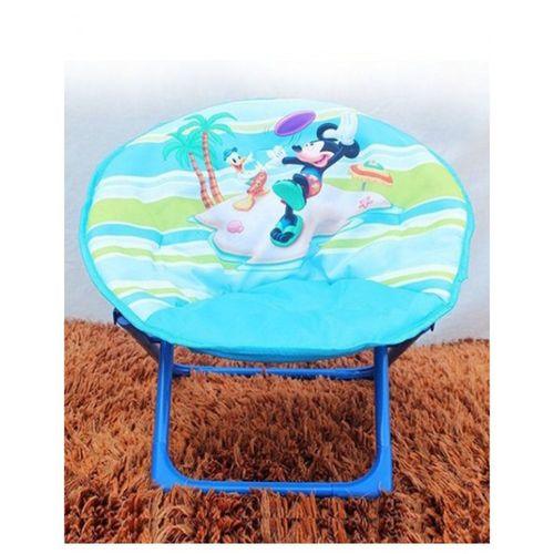 Disney mickey & donald foldable saucer chair for kids - blue - Prozone