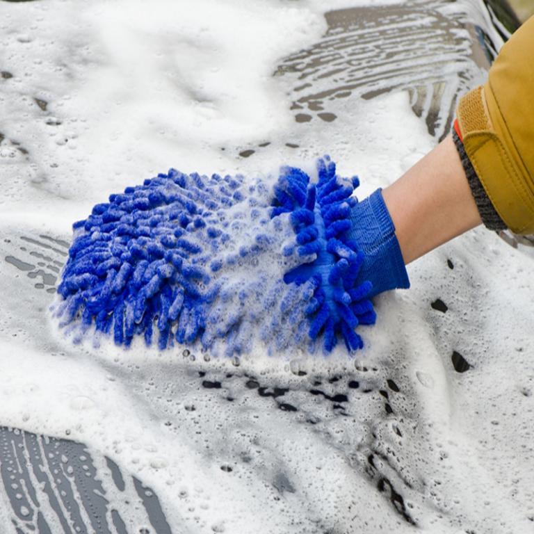 Pack of 2 easy microfiber car washing cleaning glove - Prozone