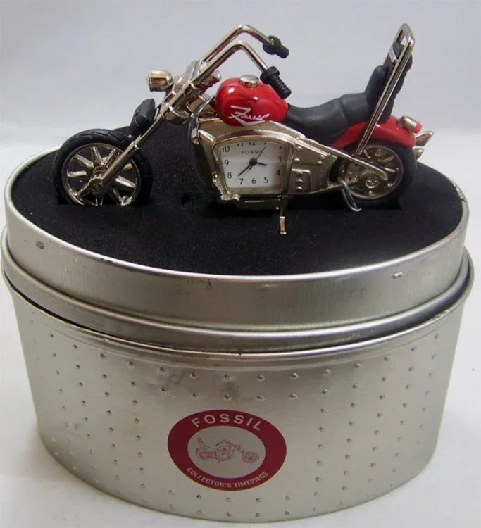 Limited edition antique harley timepiece desk clock - Prozone