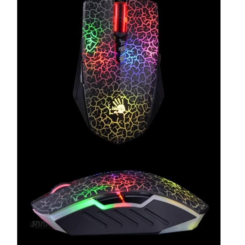 A70 6200 cpi ultra activated light strike gaming wired mouse - Prozone