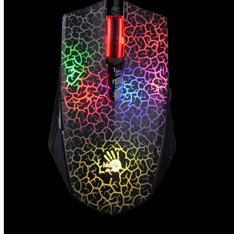 A70 6200 cpi ultra activated light strike gaming wired mouse - Prozone