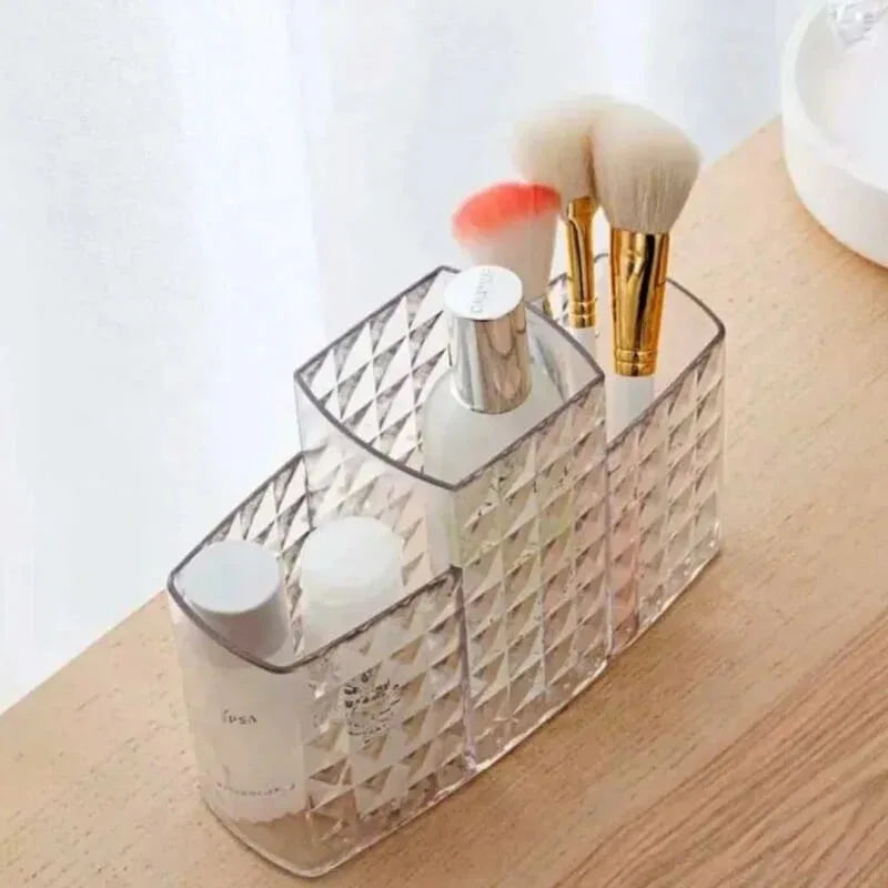 Acrylic diamond cut makeup organizer - Prozone