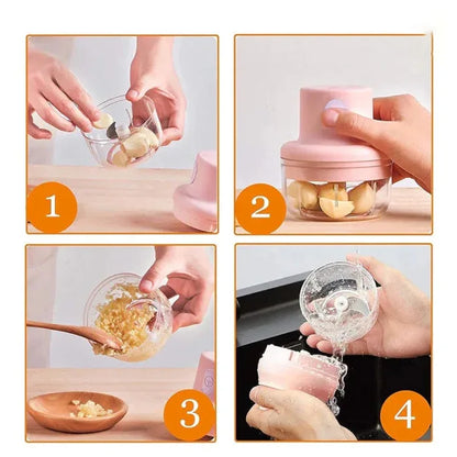 Wireless mini electric garlic food cutter - Prozone