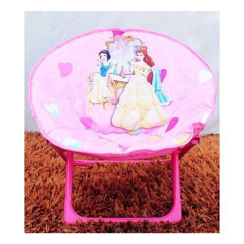 Disney princess foldable saucer chair for kids - pink - Prozone