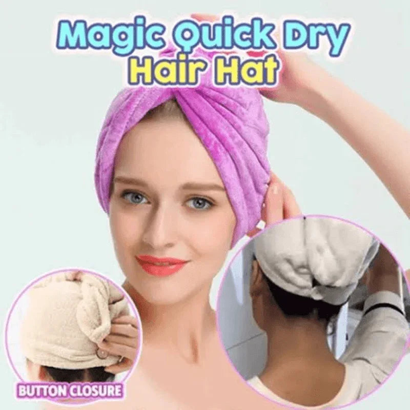 Quick hair drying cap towel wrap - Prozone