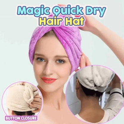 Quick hair drying cap towel wrap - Prozone
