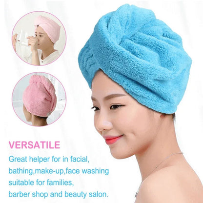 Quick hair drying cap towel wrap - Prozone