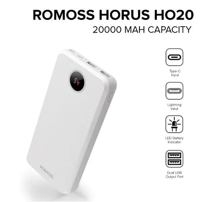 Romoss horus ho20 20000mah power bank - Prozone