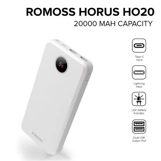 Romoss horus ho20 20000mah power bank - Prozone