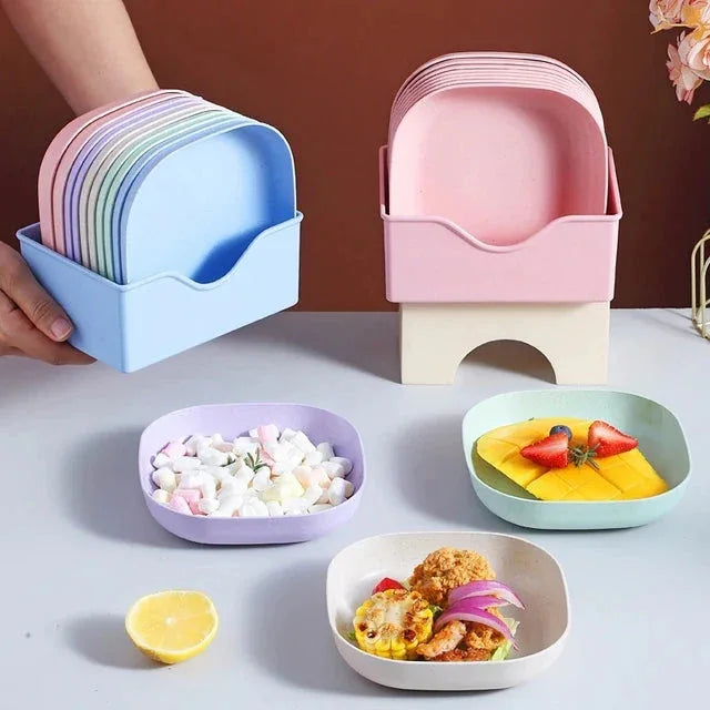 Plastic plates with stand - Prozone