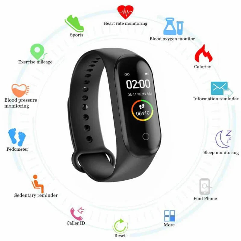 M4 plus healt band b.p fitness heart rae monitor - Prozone
