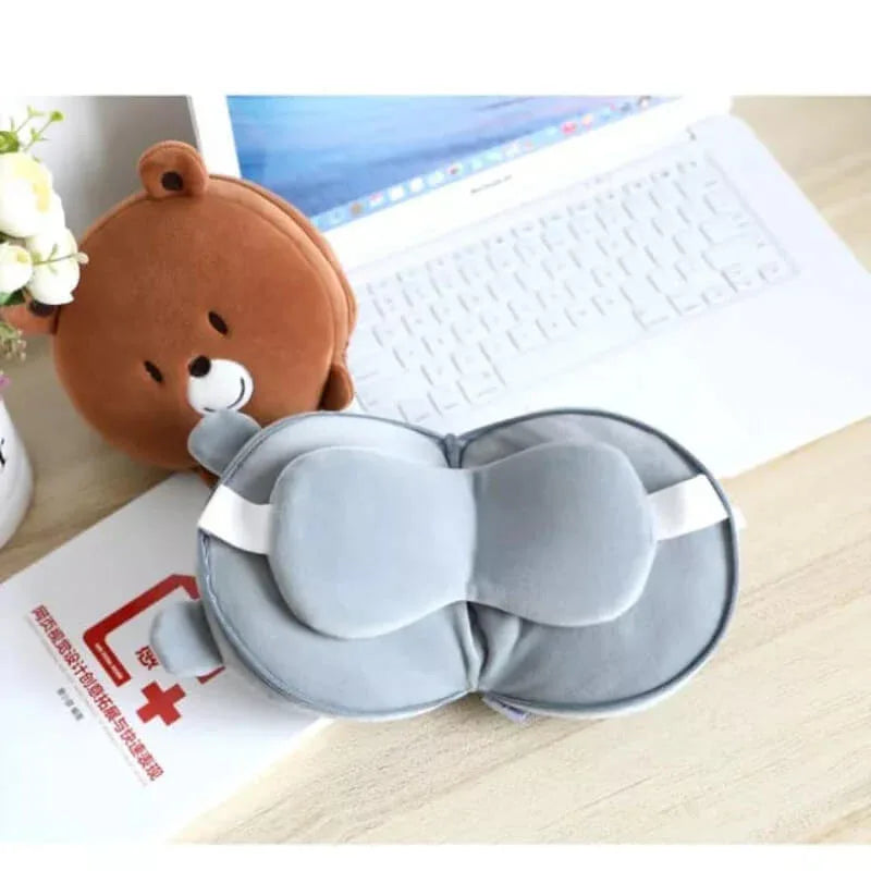 Neck support pillow and eye mask 2 in 1--for travellers - Prozone