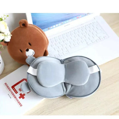 Neck support pillow and eye mask 2 in 1--for travellers - Prozone