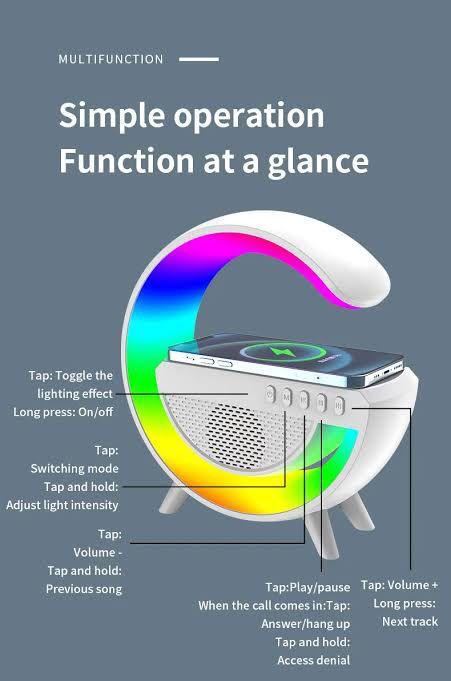 G shaped lamp bt 2301 portable speaker - Prozone
