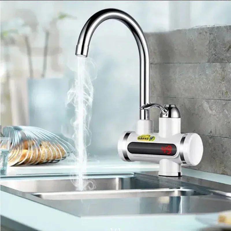Instant water electric geyser with temp control and display - Prozone