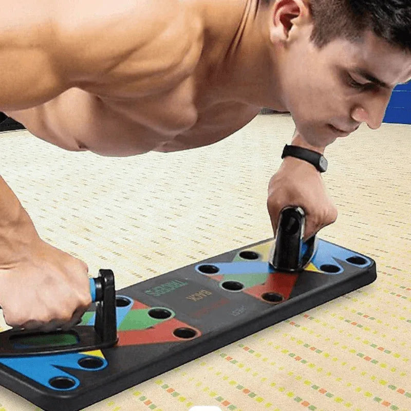 9 in 1 push up board yoga bands fitness workout - Prozone