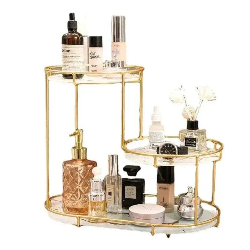 3 Tier Golden Vanity Stand - Prozone