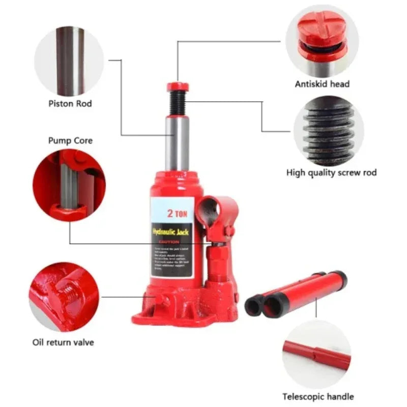2 ton hydraulic bottle lifting jack - Prozone