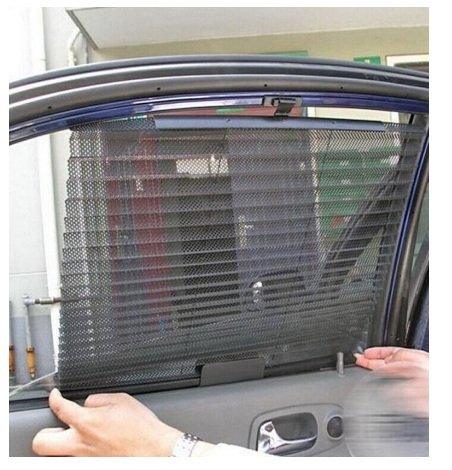 1 pairs car sunshade automatic stretching sunscreen curtains - Prozone