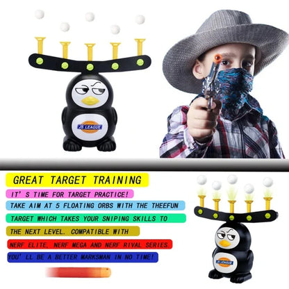 Battery operated penguin shoot game with usb - Prozone