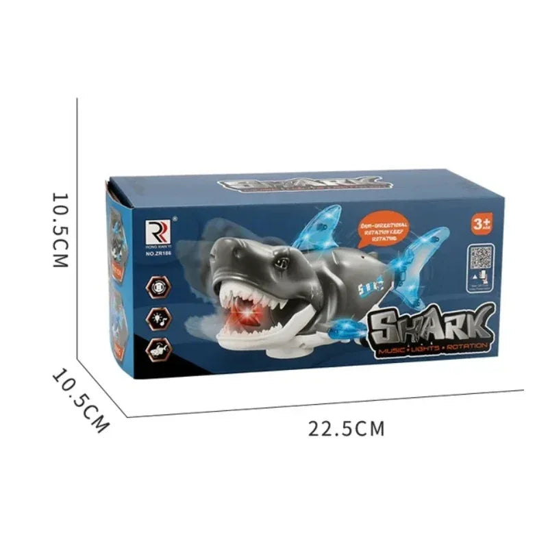 Battery operated shark with light sounds - Prozone