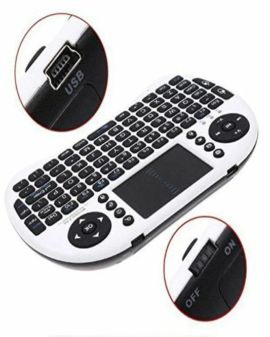 2.4g rf500 mini wireless keyboard with touch pad - Prozone